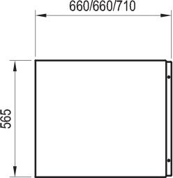 Панель до ванни бокова A CHROME 70, RAVAK