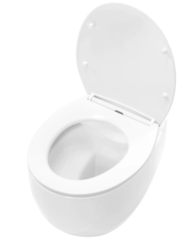 Підвісний унітаз REA LARS WHITE білий