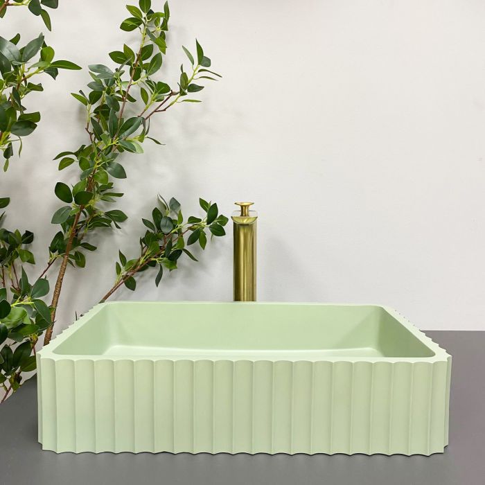 Умивальник VBI FLORENTIA LIGHT GREEN MATT накладний