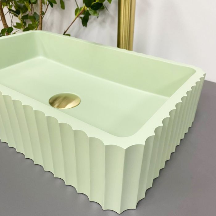 Умивальник VBI FLORENTIA LIGHT GREEN MATT накладний