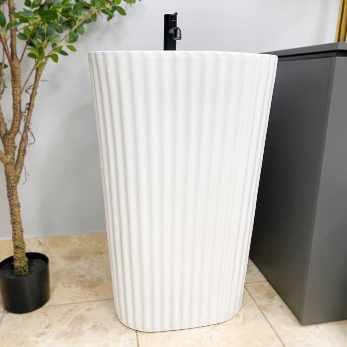 Умивальник VBI TARSIA WHITE підлоговий