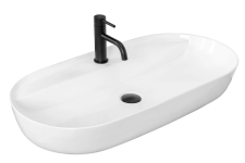 Умывальник REA AURA 81 WHITE накладной