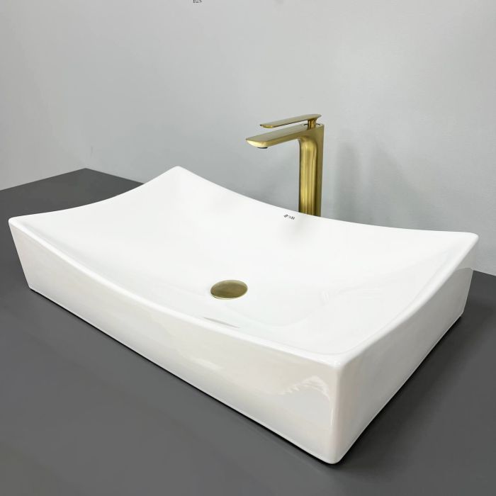 Умивальник VBI VIAREGGIO M WHITE накладний