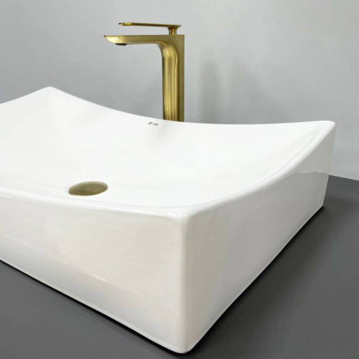 Умивальник VBI VIAREGGIO M WHITE накладний