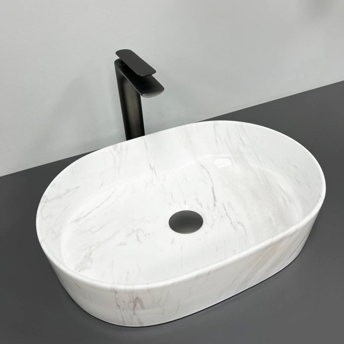 Умивальник VBI VERONA 50 NATURE MARMO GLOSSY накладний