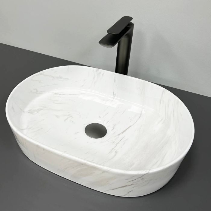 Умивальник VBI VERONA 50 NATURE MARMO GLOSSY накладний