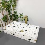 Умывальник VBI TRIEST TEZO GLOSSY накладной