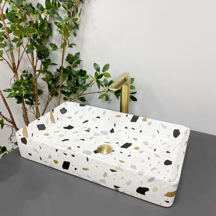 Умывальник VBI TRIEST TEZO GLOSSY накладной