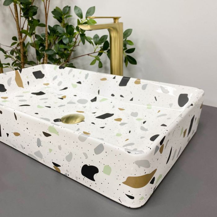 Умывальник VBI TRIEST TEZO GLOSSY накладной