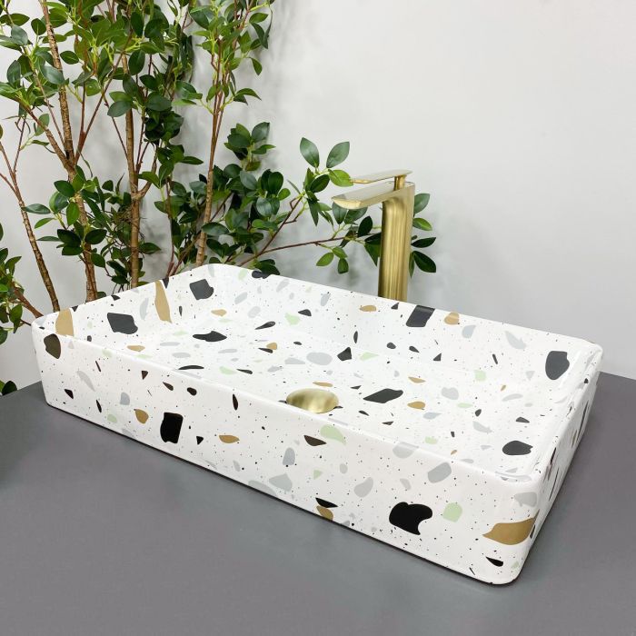 Умывальник VBI TRIEST TEZO GLOSSY накладной