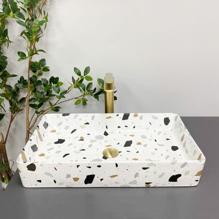 Умывальник VBI TRIEST TEZO GLOSSY накладной