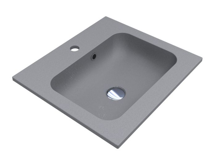 Умивальник Miraggio DELLA 500 MIRASTONE GRAY