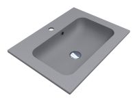 Умывальник Miraggio DELLA 600 MIRASTONE GRAY