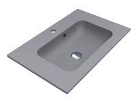 Умивальник Miraggio DELLA 700 MIRASTONE GRAY