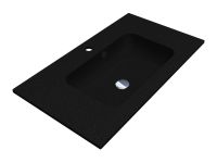 Умывальник Miraggio DELLA 800 MIRASTONE BLACK