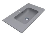 Умывальник Miraggio DELLA 800 MIRASTONE GRAY