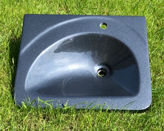 Умывальник «Диана» 60 см Меланит H100 глянец