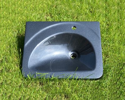 Умывальник «Диана» 60 см Меланит H100 глянец