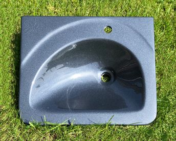 Умывальник «Диана» 60 см Меланит H100 глянец