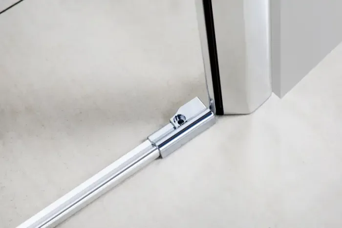 Дверь в нишу 100*195см распашная на петлях, прозрачное стекло 6мм