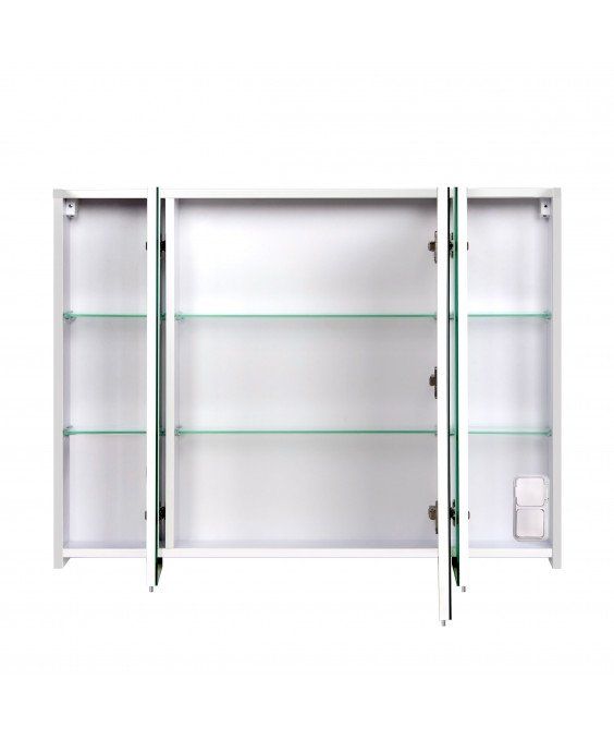 Дзеркальна галерея для ванної кімнати Oskar ЗШ-90 з LED-світильником