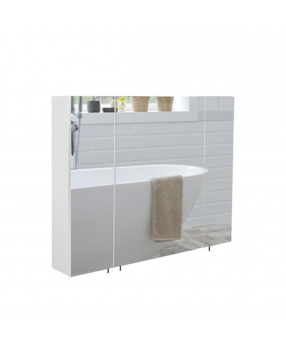 Дзеркальна галерея для ванної кімнати Oskar ЗШ-90 з LED-світильником