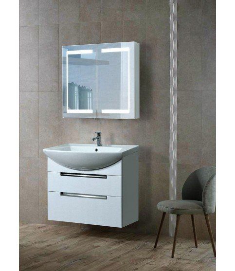 Дзеркальна шафа Оскар ЗШ-80 LED X2