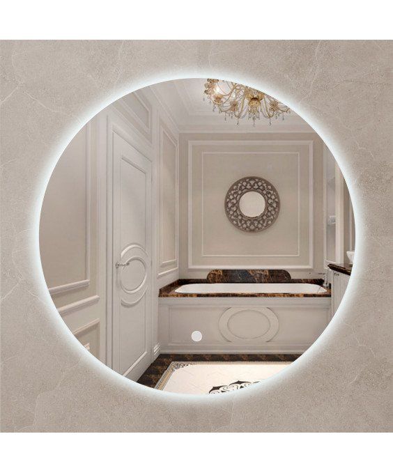 Зеркало Eclipse 85x85 S с подсветкой LED с сенсором