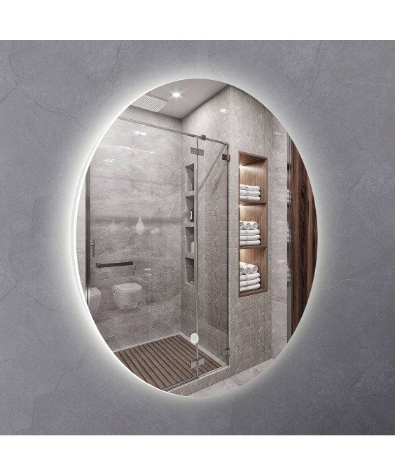 Зеркало Eclipse 85x85 S с подсветкой LED с сенсором