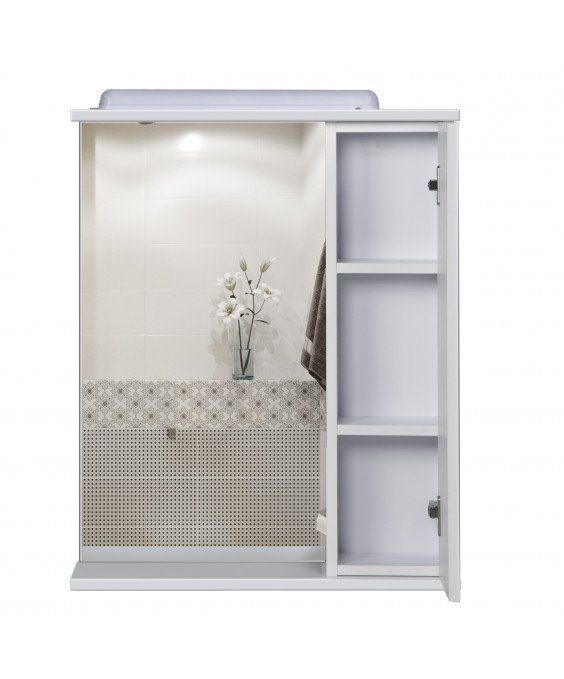 Зеркальный шкаф СТ-60 с яркой LED-подсветкой