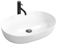Умивальник REA CLEO WHITE білий накладний