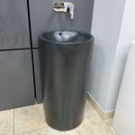 Умывальник VBI MATERA BLACK MATT напольный