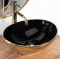 Умывальник REA SOFIA GOLD BLACK накладной