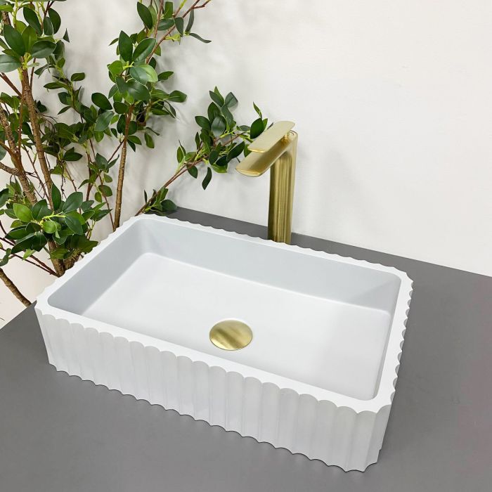 Умывальник VBI FLORENTIA GREY MATT накладной