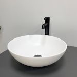 Умывальник VBI AMALFI WHITE MATT накладной