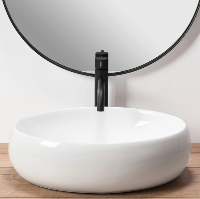 Умивальник REA LINDA WHITE білий накладний