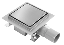 Трап для душу REA NEO 15X15 NICKIEL BRUSHED