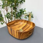 Умывальник VBI AREZZO WOOD MATT накладной