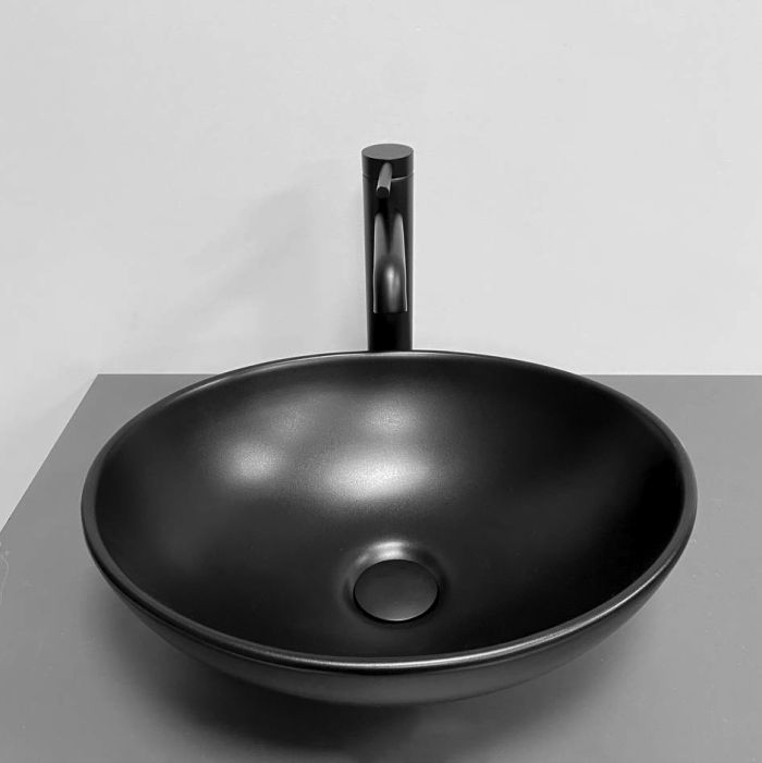 Умивальник VBI PARMA BLACK MATT накладний