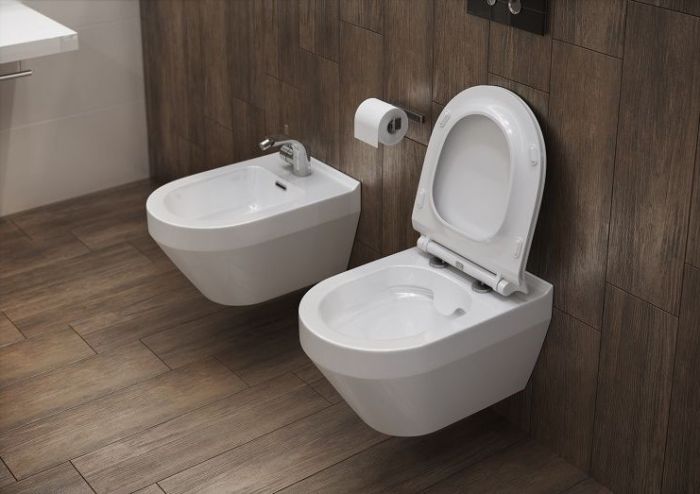 Біде підвісне CREA овальне Церсаніт УКРАЇНА