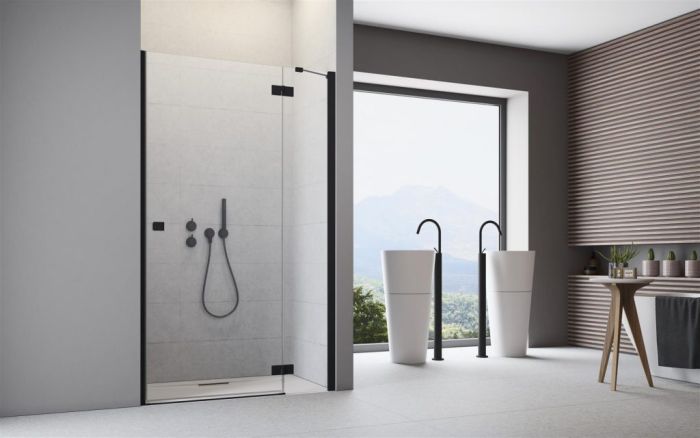 Душевая дверь Radaway Essenza New Black DWJ 1000Lx2000 прозрачное стекло