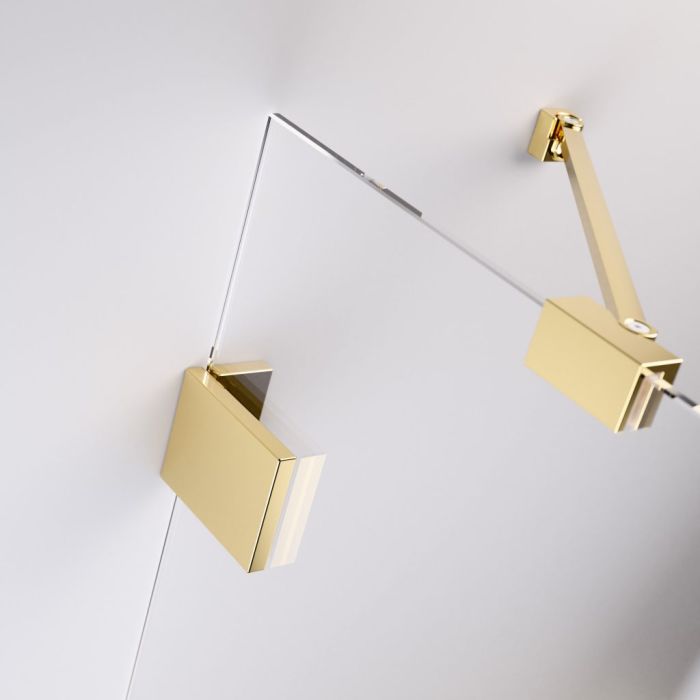 Душевая дверь Radaway Essenza Pro Gold DWJ 1300Lx2000 прозрачное стекло