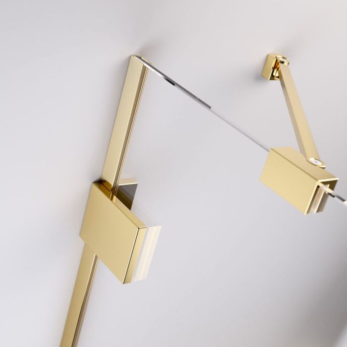 Душевая дверь Radaway Essenza Pro Gold DWJ 1300Lx2000 прозрачное стекло