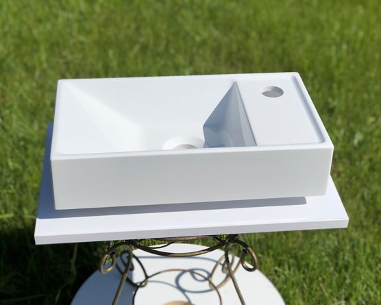 Умывальник «Эстель» 40 см R белый А100 глянец