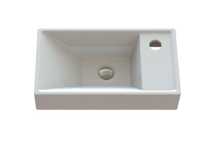 Умывальник «Эстель» 40 см R белый А100 глянец