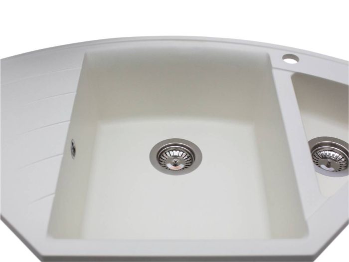 Кухонная мойка Miraggio EUROPE белая