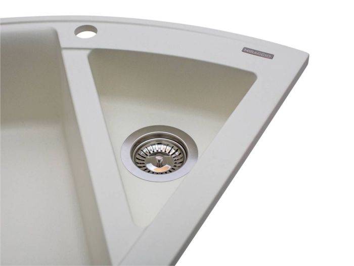Кухонная мойка Miraggio EUROPE белая