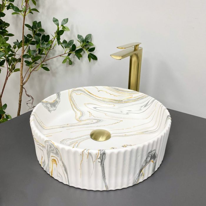 Умивальник VBI BRINDISI M STAINS MATT накладний