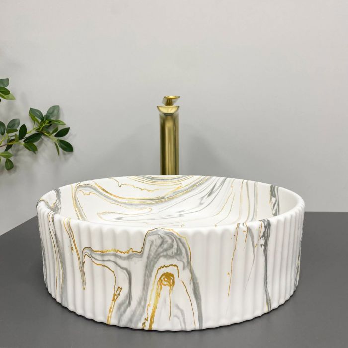 Умивальник VBI BRINDISI M STAINS MATT накладний