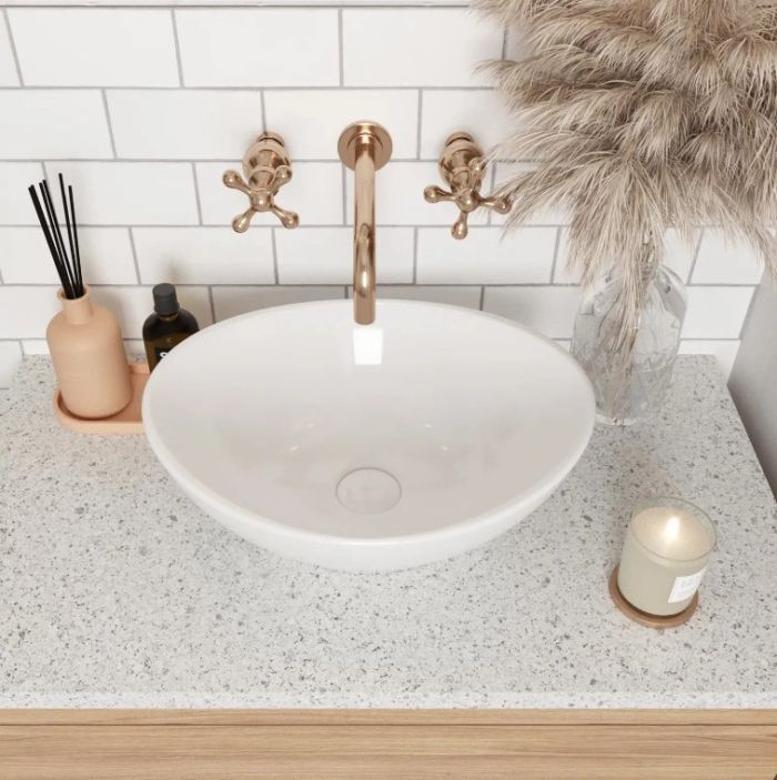 Умивальник REA SOFIA MINI WHITE білий накладний